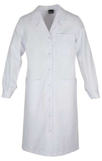 Mẫu áo blouse trắng tay dài dành cho bác sĩ
